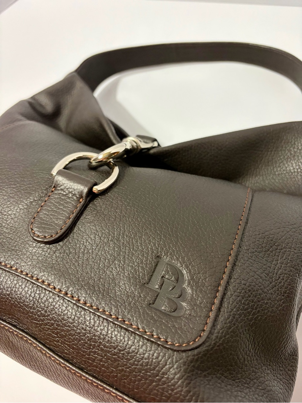 Dooney & Bourke Annalisa Lock Sac Hobo Shoulder Bag in Chocolate/Espresso
